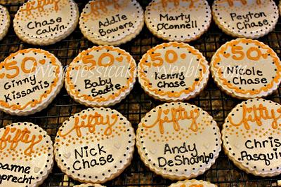 Placecard cookies - Cake by Jessica Chase Avila