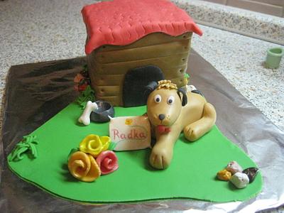 Dog - Cake by Niovy