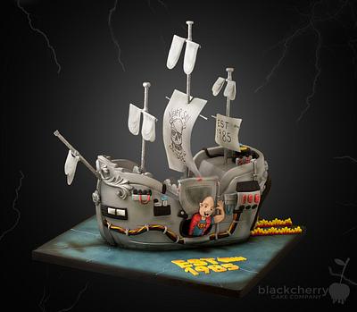 Goonies vs Back to the Future - Cake by Little Cherry