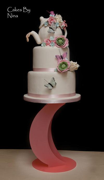 Hi Tea Wedding - Cake by Cakes by Nina Camberley