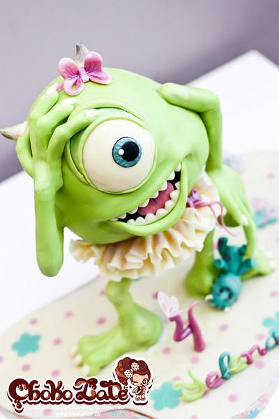 Mike Wazowski (Bob) - Monsters Inc - Cake by ChokoLate Designs