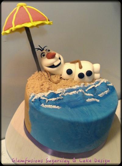 Frozen Olaf chillin' - Cake by Marifini