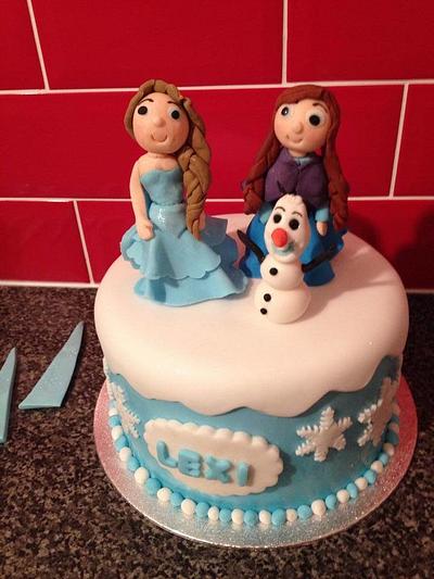 Frozen cake - Cake by Lace Cakes Swindon
