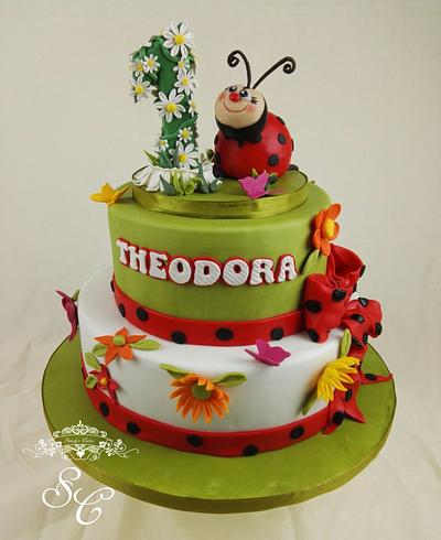 Theodora's 1. Birthday Cake - Cake by Sandy's Cakes - Torten mit Flair