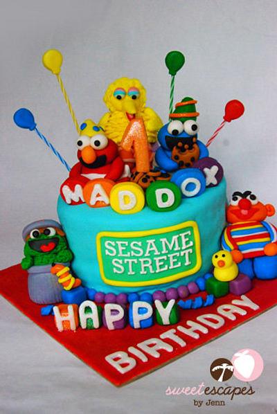 Sesame Street Party Cake - Cake by Jenn Chao