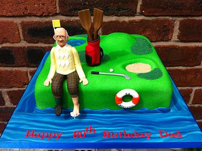 Accident prone golfer! - Cake by Netty
