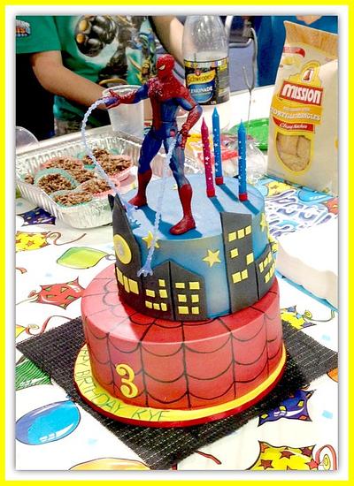 spiderman - Cake by kate walker