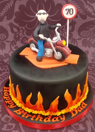 Harley Davidson cake - Cake by That Cake Lady