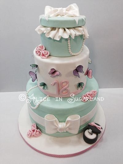 Romantic eighteens. - Cake by Chicca D'Errico