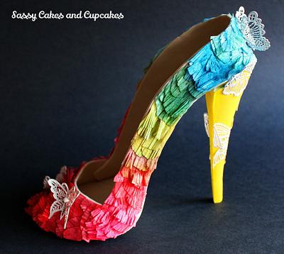Rainbows, tassles and butterflies - Cake by Sassy Cakes and Cupcakes (Anna)