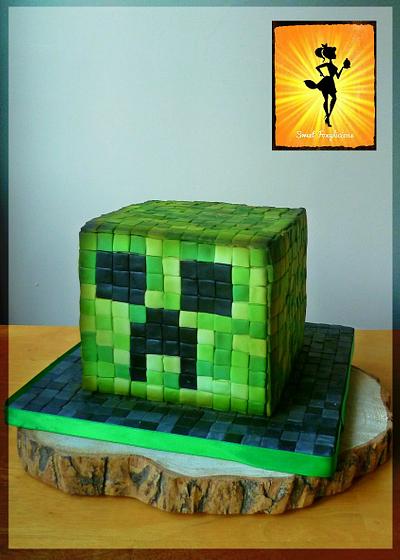 Square Eyes!!! Minecraft - Cake by Sweet Foxylicious