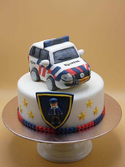 Politie auto - Cake by Olina Wolfs