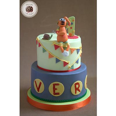 Mic first birthday cake by Mericakes - Cake by Mericakes