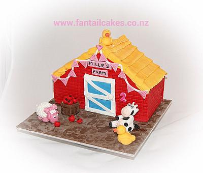 Millie's Farm - Cake by Fantail Cakes