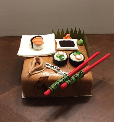 Sushi cake - Cake by Cakes By Casey