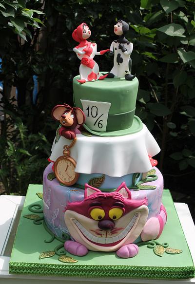 Alice in Wonderland - Cake by Tortenherz
