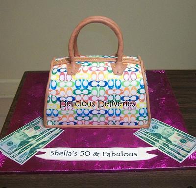 Coach Purse Cake - Cake by DeliciousDeliveries