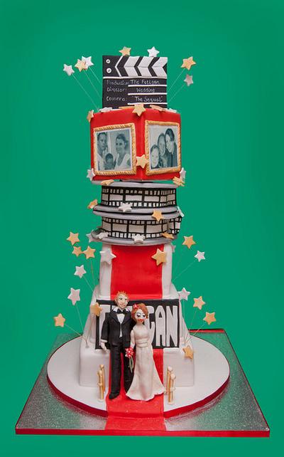 Hollywood Wedding - Cake by Cakes by Nina Camberley