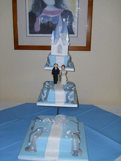 Castle wedding cake - Cake by allisuzy29