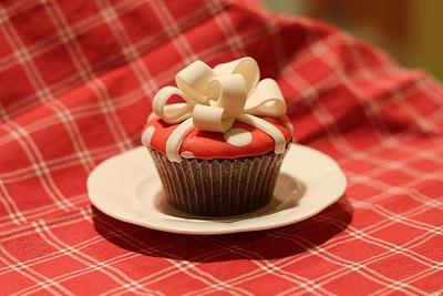 A christmas cupcake - Cake by L'albero di zucchero