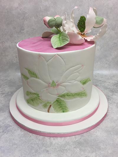 Magnolia cake  - Cake by Claire Potts 