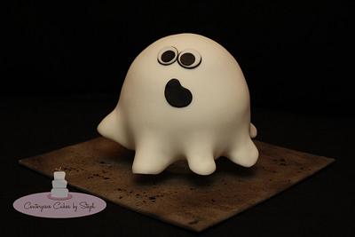 Floating Ghost  - Cake by Centerpiece Cakes By Steph