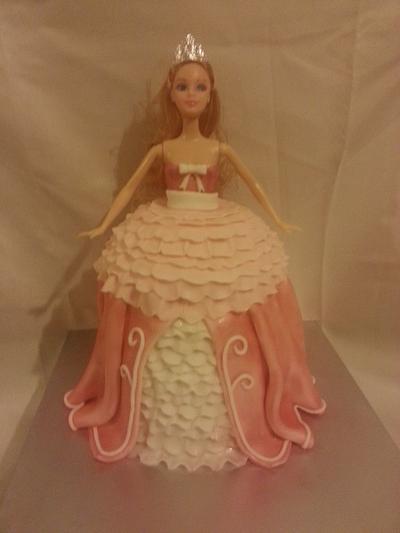 pink princess cake - Cake by joe duff