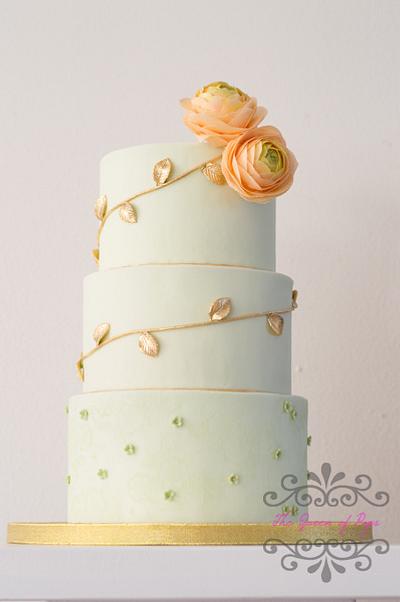 Wafer paper flowers - Cake by Suuske