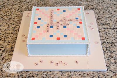 Scrabble Cake! - Cake by Leila Shook - Shook Up Cakes