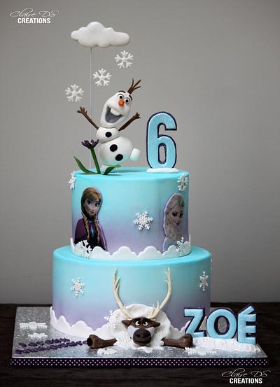 Frozen cake - Cake by Claire DS CREATIONS