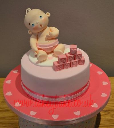 New Baby Cake - Cake by CakeyBake (Kirsty Low)