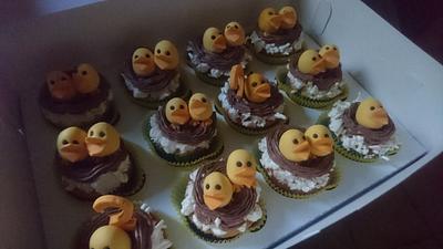 Birthday chick 🐣 cupcakes  - Cake by Cups'Cakery Design