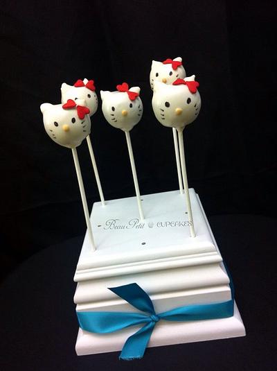 Hello Kitty Cake Pops - Cake by Beau Petit Cupcakes (Candace Chand)