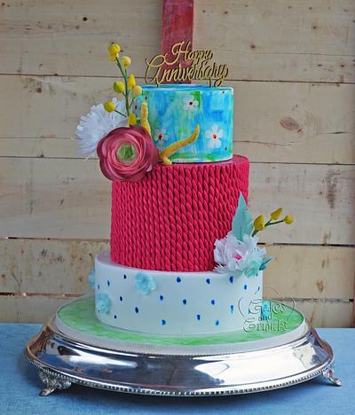Anniversary cake!! - Cake by Hima bindu