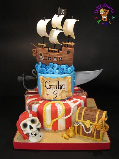 Pirates of the Caribbean - Cake by Sheila Laura Gallo