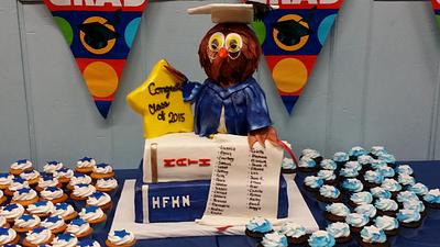 Graduation cake for all the classmates - Cake by elci