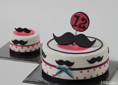 Moustache birthday cake - Cake by Ell&Cake