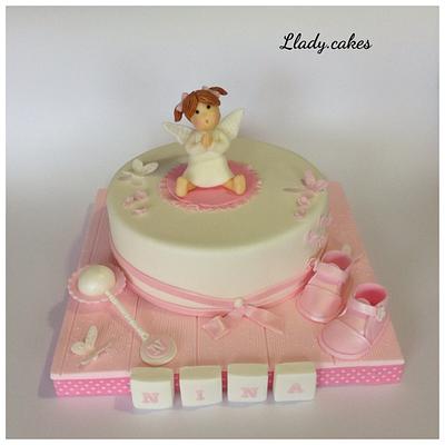Christening cake - Cake by Llady