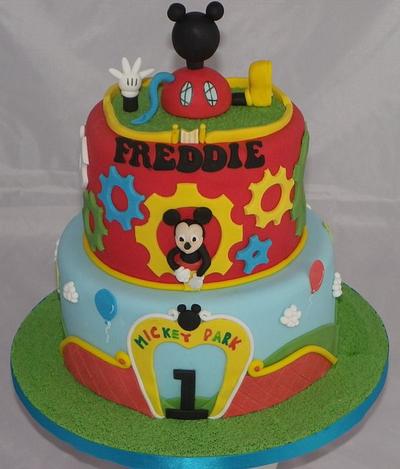 Mickey Clubhouse Cake - Cake by Kazmick