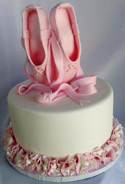Ballet shoes cakes - Cake by Justsweet