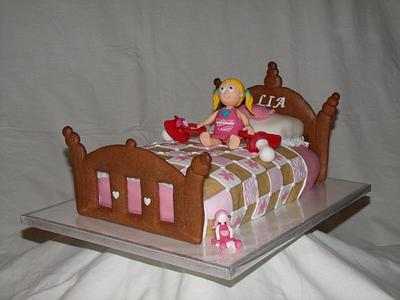 little princess bed cake - Cake by Makina