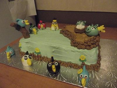 angry birds - Cake by StLoretta
