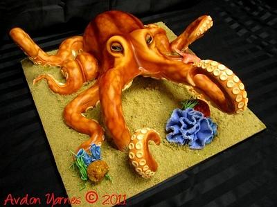 Octopus Cake - Cake by Avalon Cakes School of Sugar Art