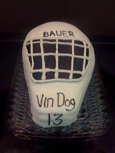 Goalie mask - Cake by none