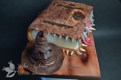 Harry Potter - The Monster Book of Monsters - Cake by JarkaSipkova