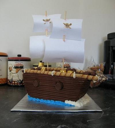 Pirate Ship - Cake by Jessie Sepko