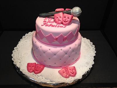 Microphone Birthday Cake - Cake by CakeJeannie