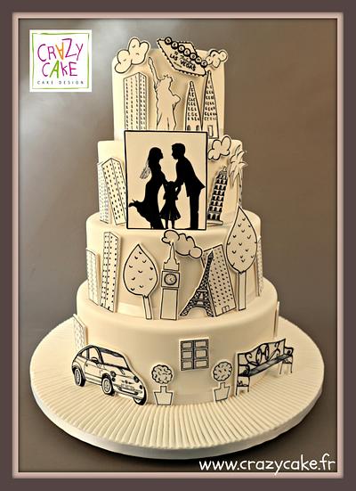Silhouettes - Cake by Crazy Cake