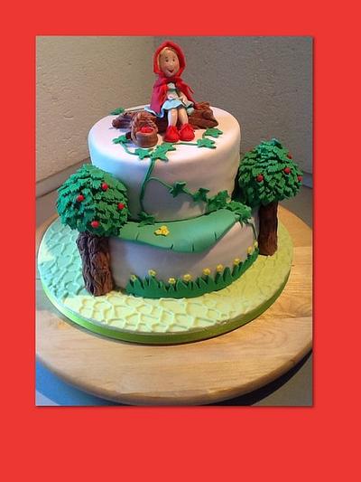 The little red riding hood - Cake by Cinta Barrera