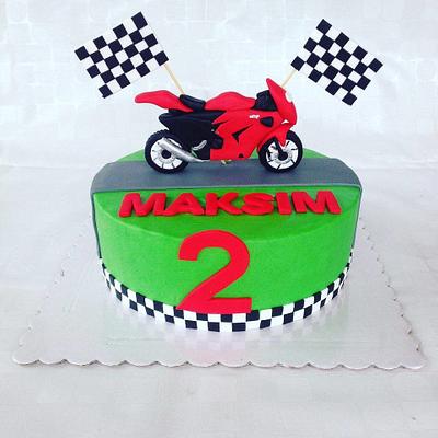 motorbike cake - Cake by Skoria Šabac